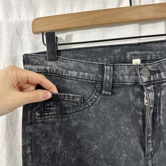 Rag & Bone Skinny Leggings Rosebowl Black Stretch Jean Womens Size 29 Grunge - Picture 7 of 14